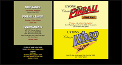 Desktop Screenshot of lyonspinball.com