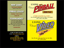 Tablet Screenshot of lyonspinball.com